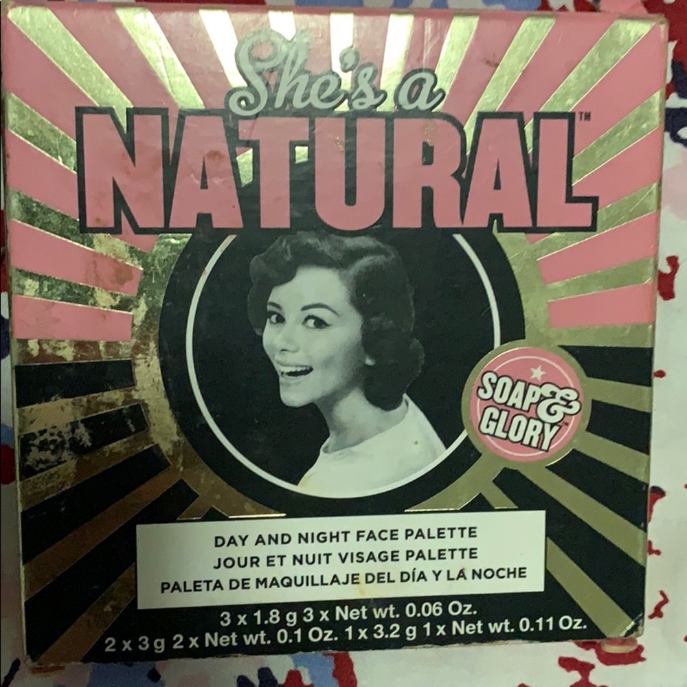 She’s all natural by soap and glory